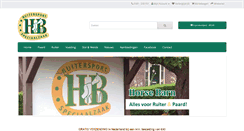 Desktop Screenshot of horsebarn.nl