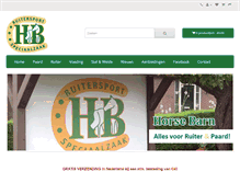 Tablet Screenshot of horsebarn.nl